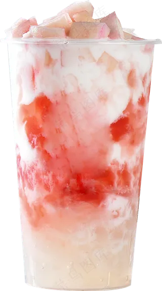 蜜桃酸奶水果茶