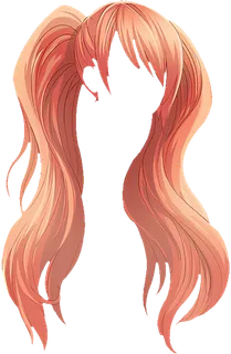 长发女孩素材卡通简笔人物