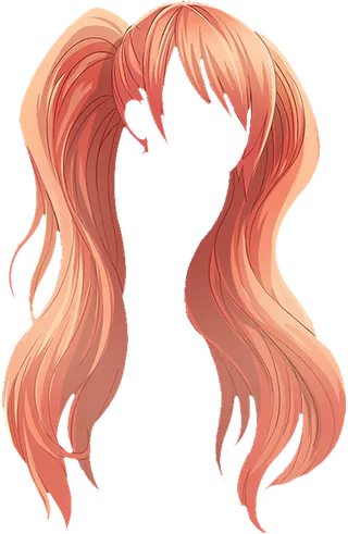 长发女孩素材卡通简笔人物