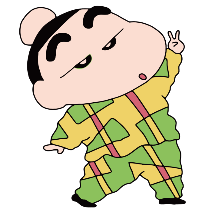 蜡笔小新可爱动画人物免扣素材