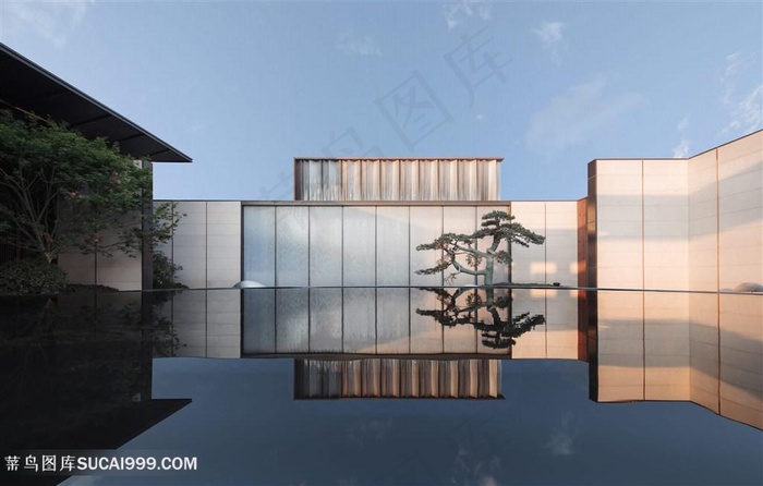 天然装修效果图海报