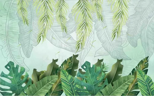 热带雨林背景墙