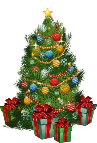 圣诞节平安夜圣诞树免扣素材圣诞元素