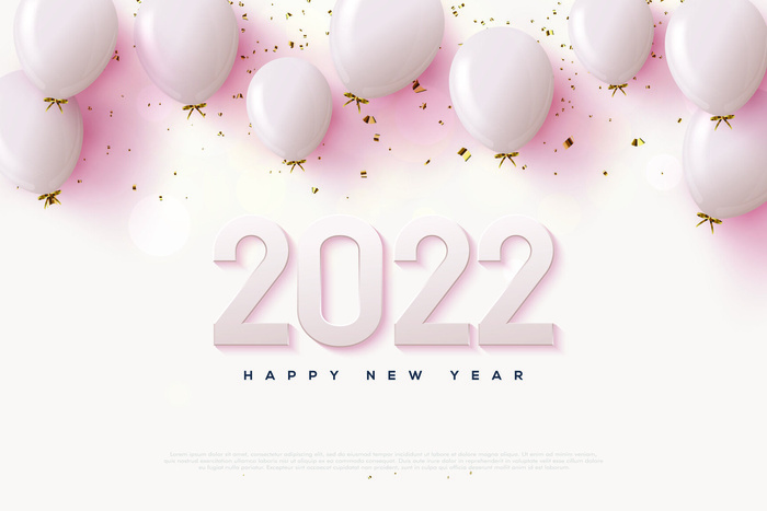 2022创意艺术字体新年虎年圣诞节数字立体质感文字AI矢量设计素材eps,ai矢量模版下载