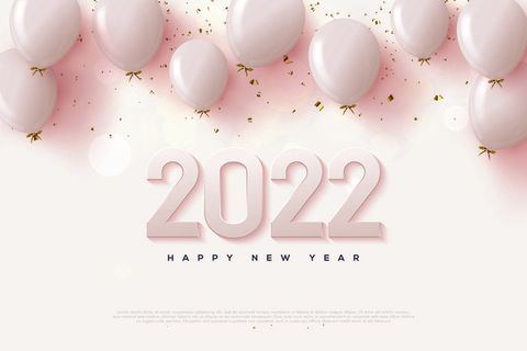 2022创意艺术字体新年虎年圣诞节数字立体质感文字AI矢量设计素材