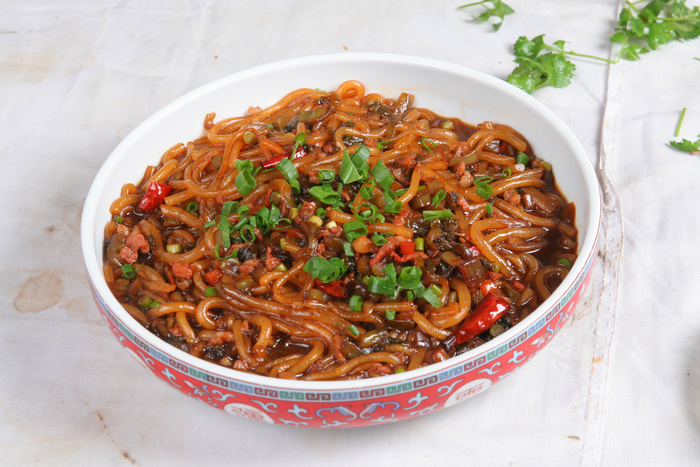 肉末粉条.