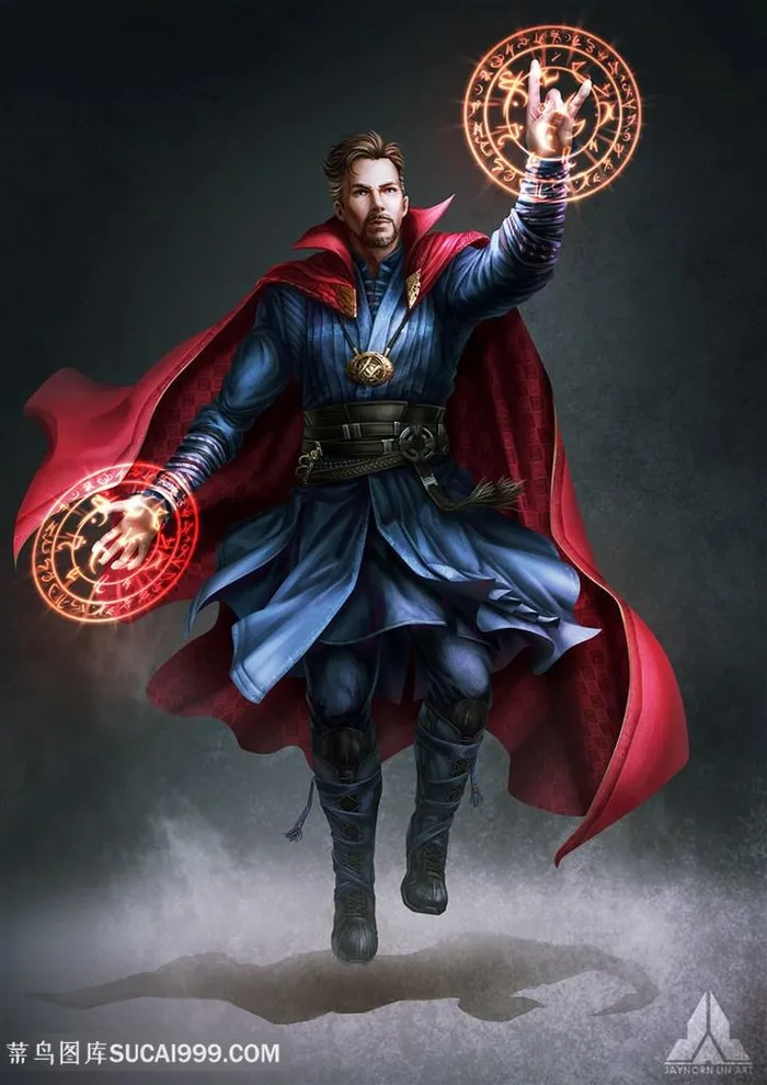 蓝衣魔幻法师图片