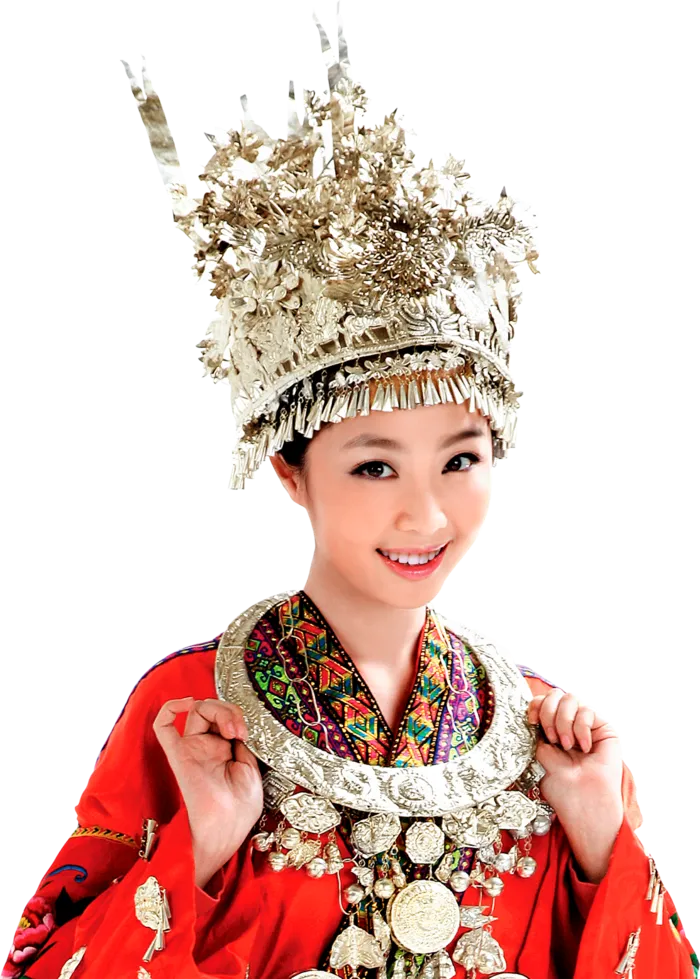 新疆美女红衣