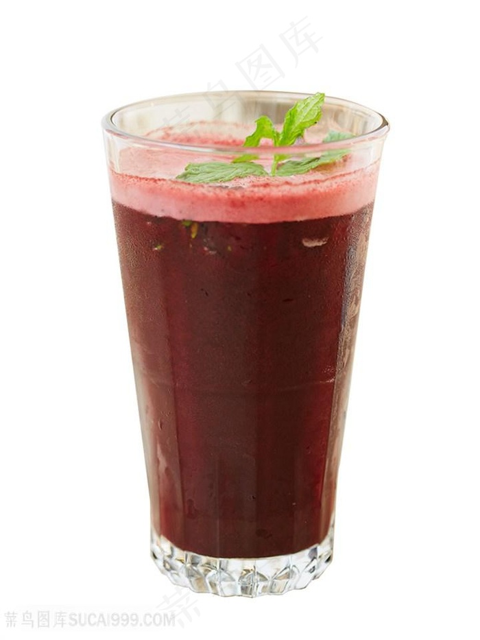 蓝莓冰茶冷饮饮料图片（PNG免抠图）