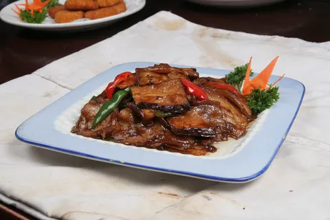 42相干爆酱肉-农家院