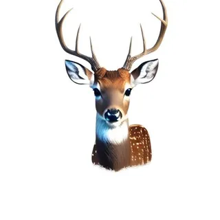 鹿麋鹿动物免抠