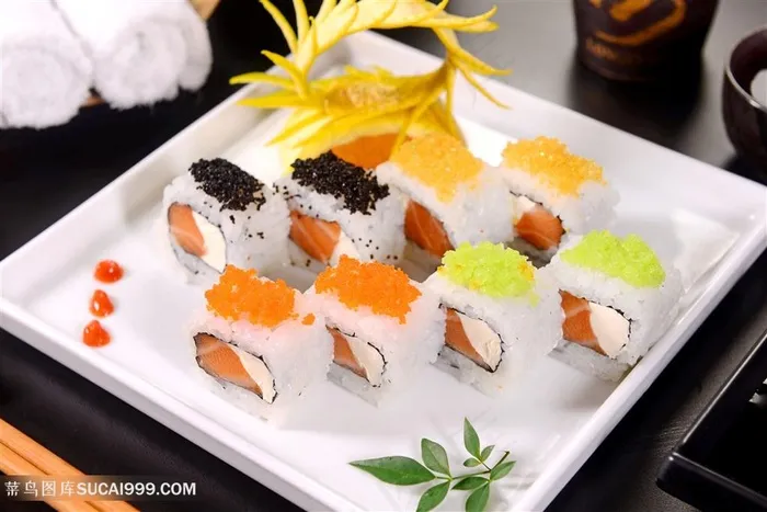 美味的寿司美食