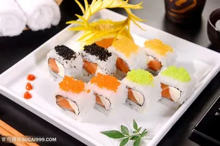 美味的寿司美食