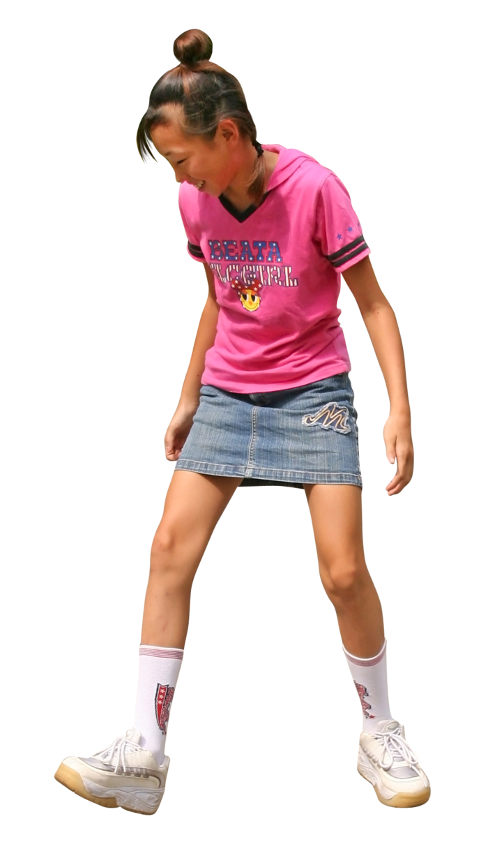 亚裔儿童人物免扣素材