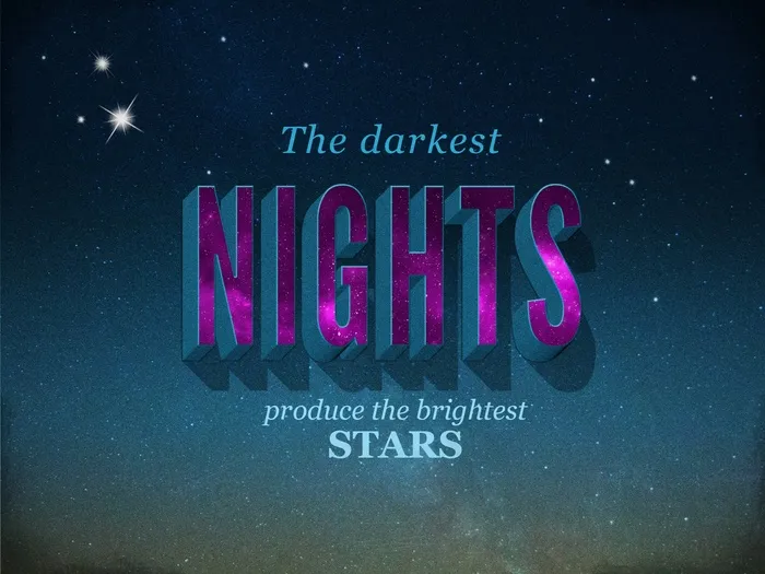 ps3D立体字效psd模版下载