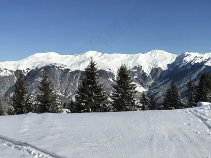 阿尔卑斯冬天雪山图片 阿尔卑斯冬天雪山图片