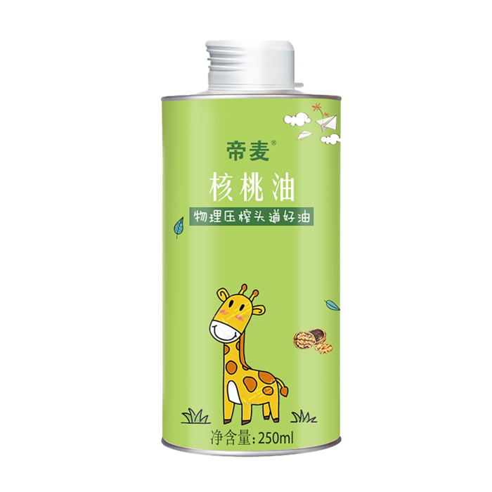 帝麦核桃油250毫升超市商品白底图免抠实物摄影png格式图片透明底