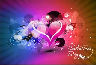 2.14情人节红心玫瑰背景