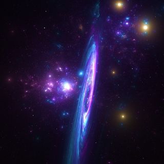 元宇宙世界天空风景背景墙