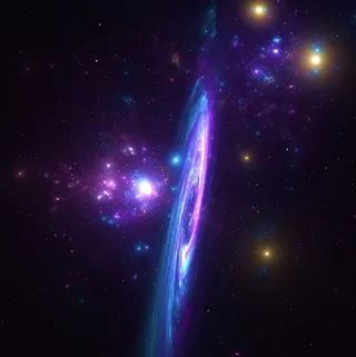 元宇宙世界天空风景背景墙