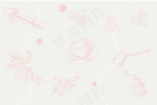 淡雅花卉底纹背景图片