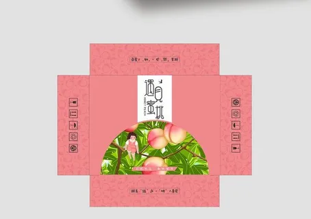 简约水蜜桃包装