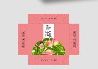 简约水蜜桃包装