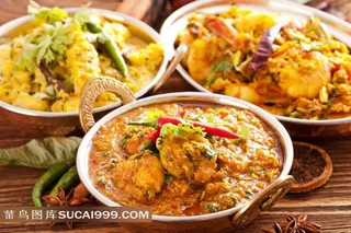 印度美食系列 - 丰盛美味的印度咖喱美食