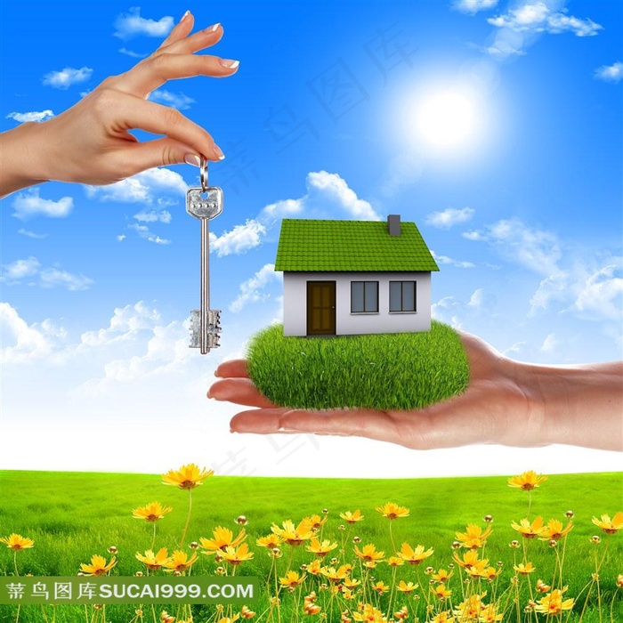 高清绿色地产图片下载