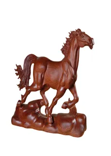 雕塑木材马素材