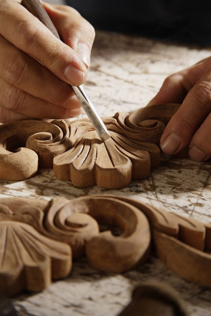 木材雕刻手工工艺雕塑图片