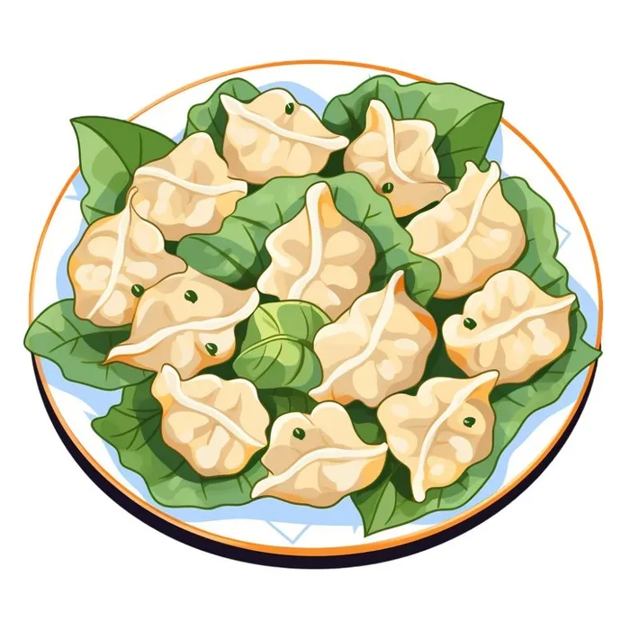 一碟饺子免抠(1024x1024)