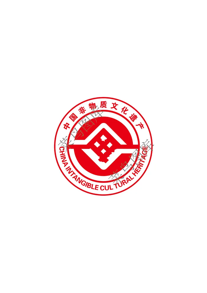 中国非物质文化遗产矢量标志ai矢量模版下载