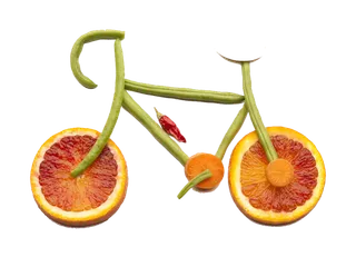 水果自行车卡通少儿兴趣班