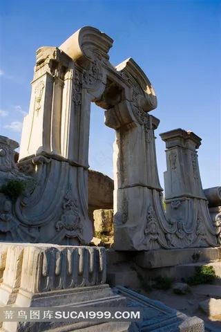 圆明园废墟遗址图片