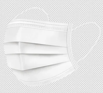 白色口罩免扣素材