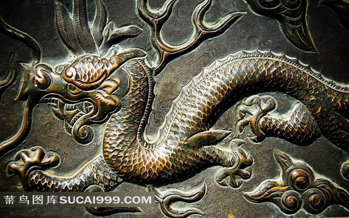 龙的雕刻艺术图片
