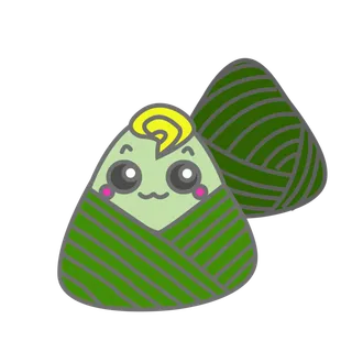 端午节粽子笑脸免扣元素