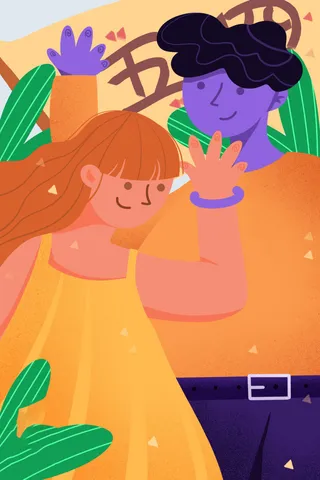 54青年海报54青年插画海报