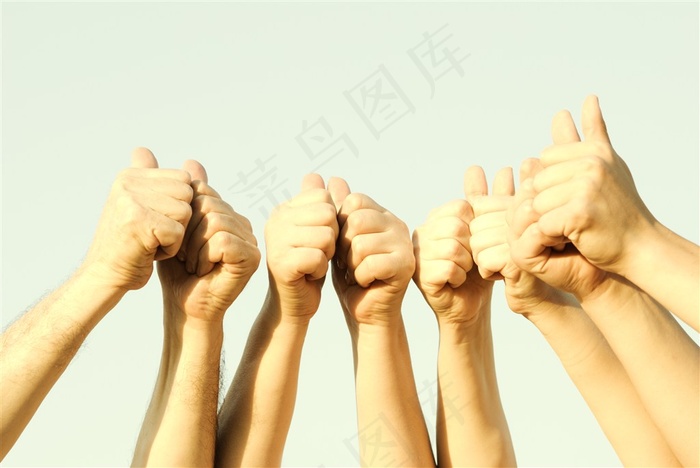 团结给力加油大拇指图片