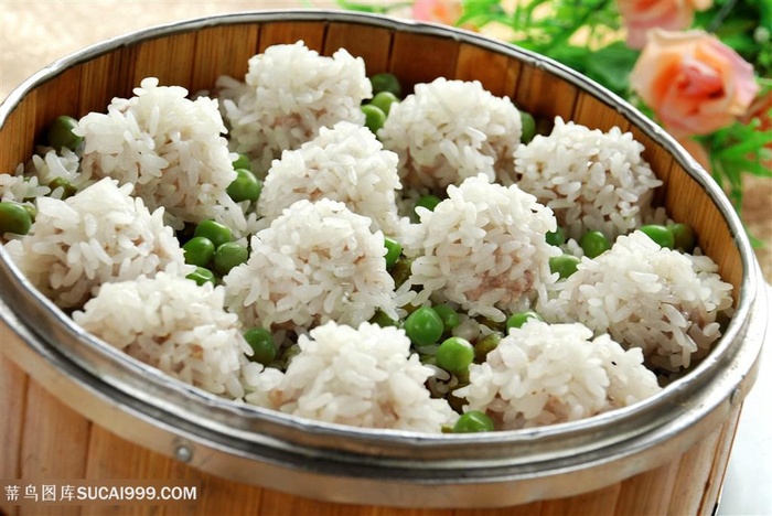 珍珠丸子的美食图片