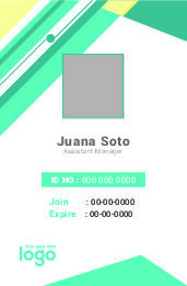 工作证个性名片