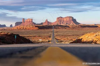 山脉公路道路摄影