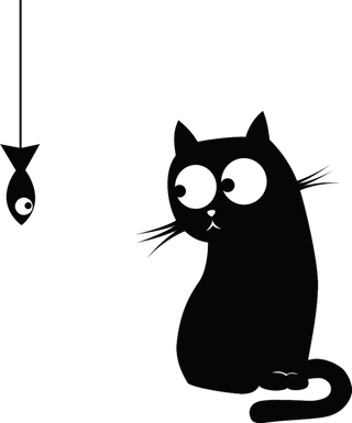 小猫剪影鱼