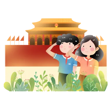 *建军节建党国庆节党建元素图片 卡通手绘PNG透明免扣PS素材