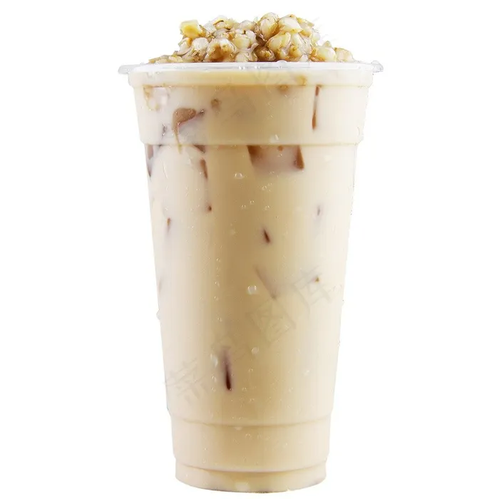 冷饮店菜谱-燕麦奶茶图片（免抠图）