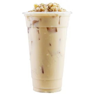 冷饮店菜谱-燕麦奶茶图片（免抠图）