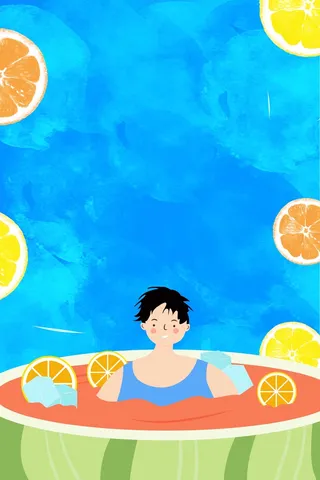 夏天 夏天清凉背景