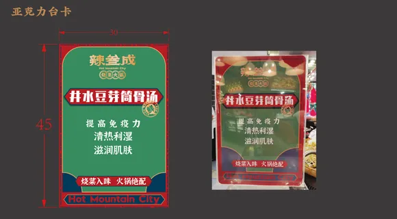 辣叁成豆芽 辣三成 vi设计 餐饮