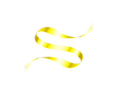 金色丝带免抠图